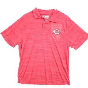 Cincinnati Reds Shirt Mens Large MLB Genuine Merchandise Baseball  Polo (Flawed)